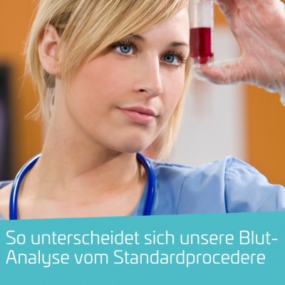 Das unterscheidet unsere Blutanalysen von einer Routineuntersuchung
