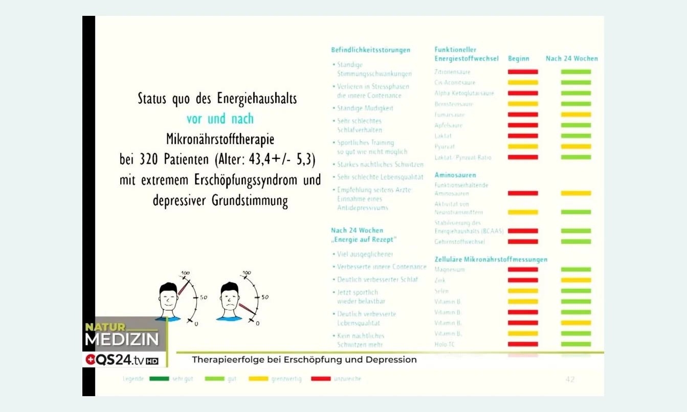 Wie biochemische Überforderung zu Erschöpfung und Depression führen kann