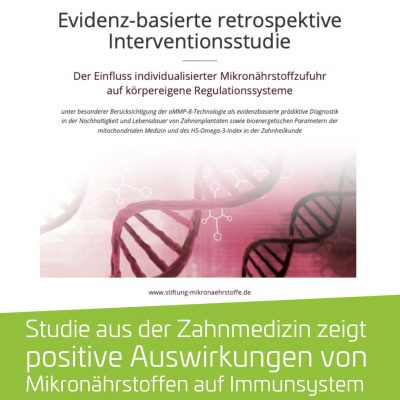 Studie: Der Einfluss individualisierter Mikronährstoffzufuhr auf körpereigene Regulationssysteme