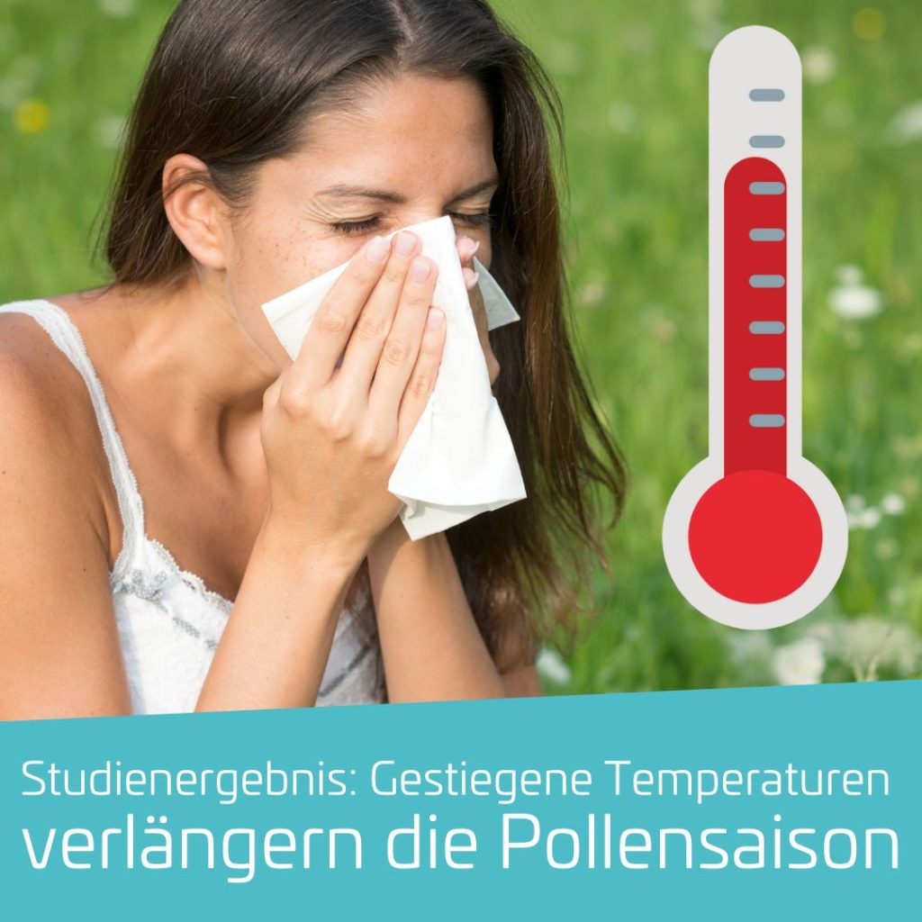Studie - Gestiegene Temperaturen verlängern Pollensaison