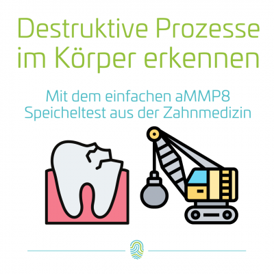 Ein Speicheltest aus der Zahnmedizin zur Früherkennung von destruktiven Prozessen im Körper