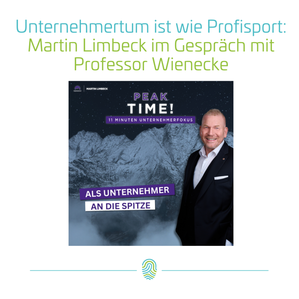 Unternehmertum und Mikronährstoffe Martin Limbeck im Gespräch mit Professor Dr Elmar Wienecke
