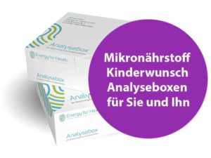 Mikronährstoff-Kinderwunsch-Analyseboxen für Sie und Ihn