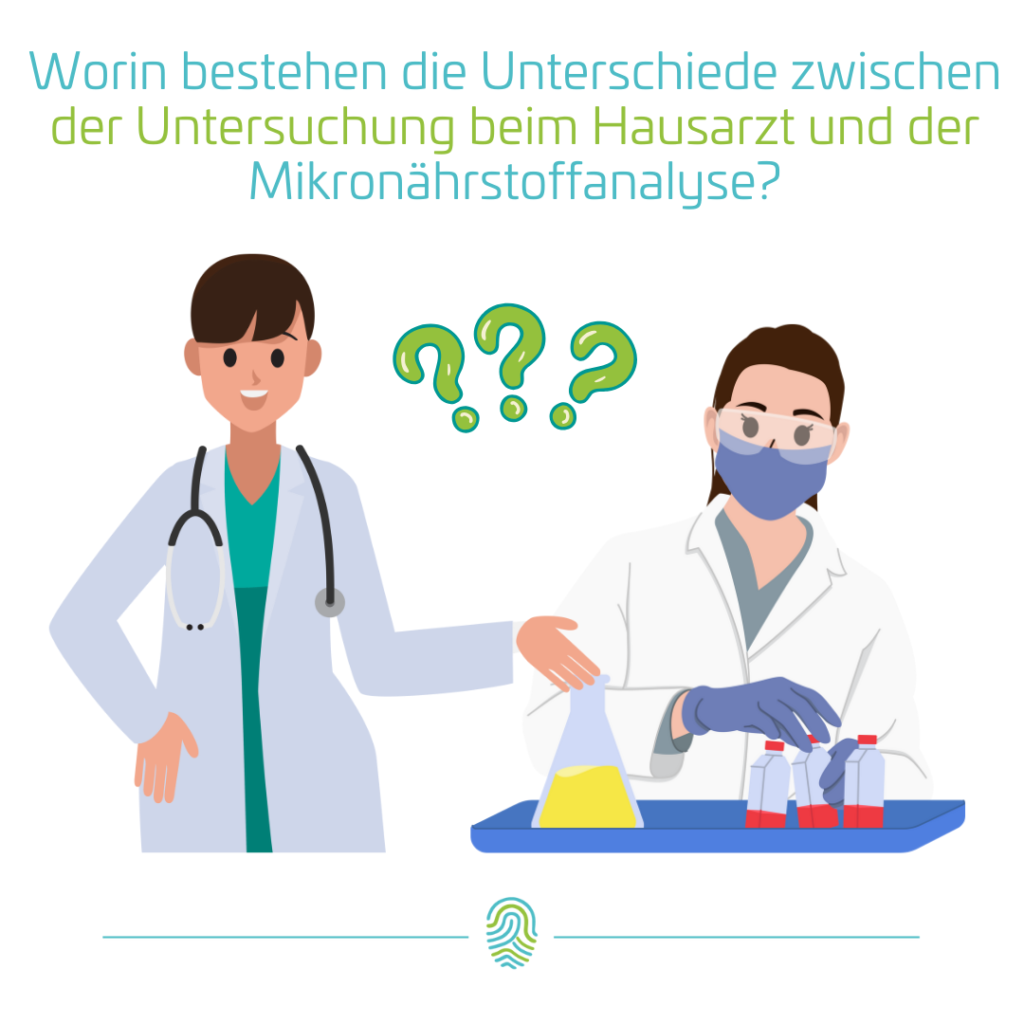 Unterschiede Hausarzt Blutuntersuchung und Mikronährstoffanalyse